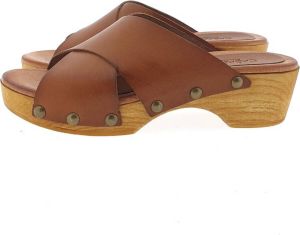 Casarini 23331 kruisband slipper bruin
