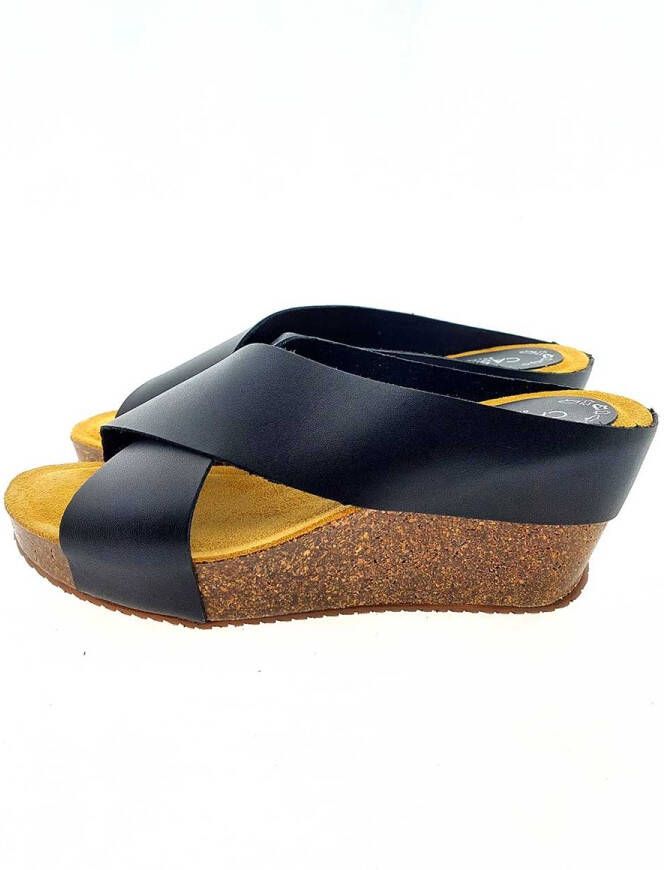 Casarini 24002 kruisband slipper zwart 40