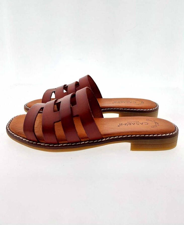 Casarini 25302 slipper middelbruin