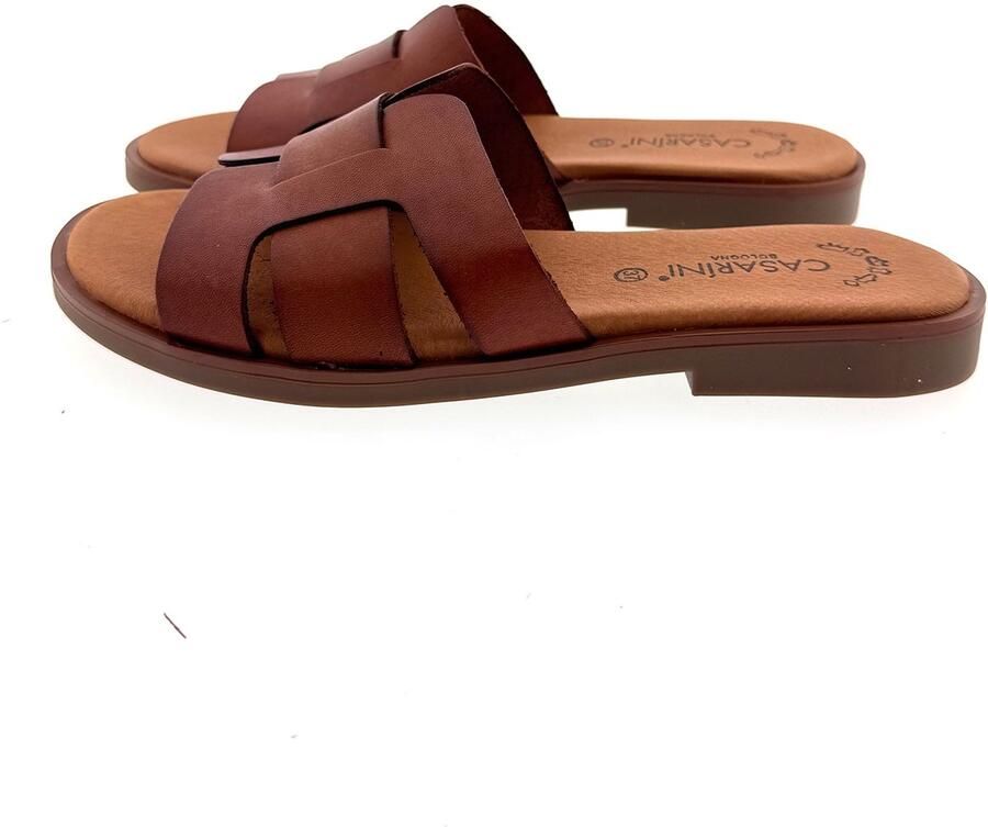 Casarini 26320 slipper middelbruin