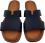 Casarini slipper zwart - Thumbnail 1