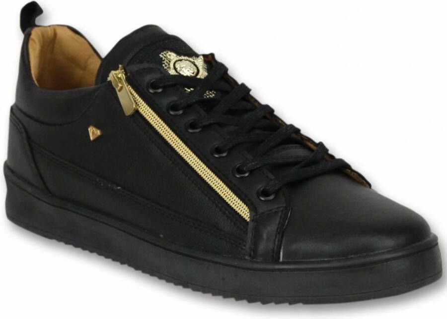 Cash Money Heren Schoenen Heren Sneaker Bee Black Gold CMS97 Zwart Maten: