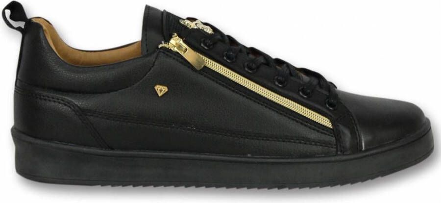 Cash Money Heren Schoenen Heren Sneaker Bee Black Gold CMS97 Zwart Maten: - Foto 3