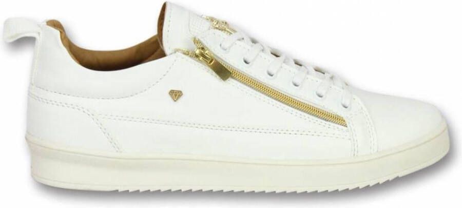 Cash Money Heren Schoenen Heren Sneaker Bee White Gold CMS97 Wit Maten: - Foto 5
