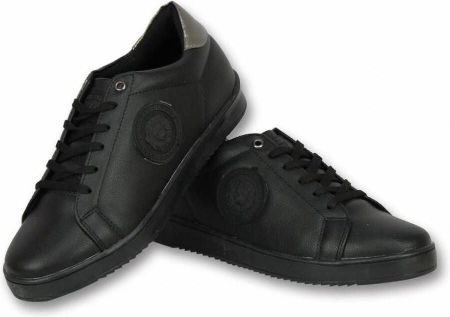 Cash Money Heren Schoenen Heren Sneaker Tiger Black CMS16 Zwart Maten: