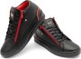 Cash Money Heren Sneaker Cesar Black Red- CMS98 Zwart Maten: - Thumbnail 1