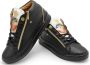 Cash Money Heren Sneaker Prince Black White CMS98 Zwart Maten: - Thumbnail 1