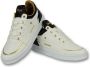 Cash Money Heren Sneakers Hoog Mannen Schoenen Luxury White Black CMS71 Wit Maten: - Thumbnail 1