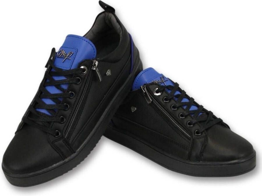 Cash Money Heren Sneakers Maximus Black Blue CMS97 Zwart Blauw Maten: - Foto 1