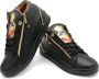 Cash Money Heren Sneakers Prince Full Black CMS98 Zwart Maten: - Thumbnail 1