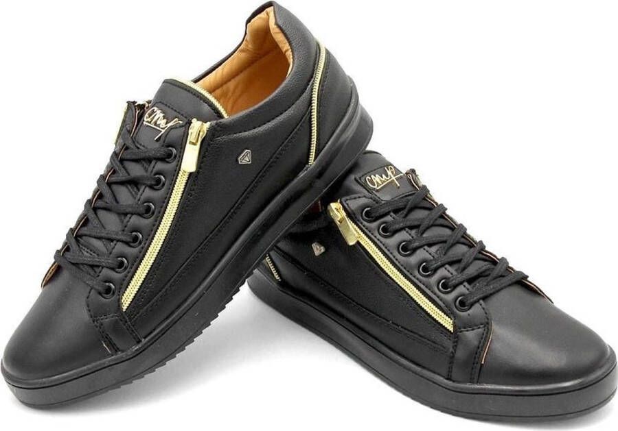 Cash Money Heren Sneakers Zippers Black CMS97 Zwart Maten: - Foto 1