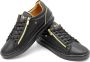 Cash Money Heren Sneakers Zippers Black CMS97 Zwart Maten: - Thumbnail 1