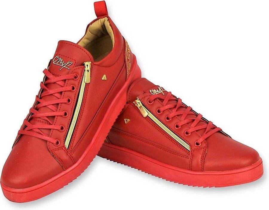 Cash Money Rode Heren Sneakers Mannen Cesar Red Gold CMP97 Maten: - Foto 1