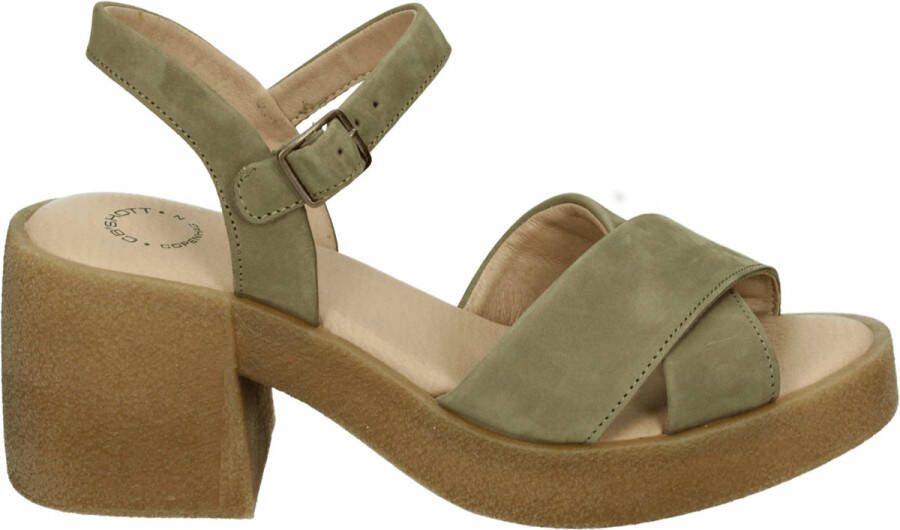 Ca'shott 61200313~~~~~~~~~~~~~~~~~~~~~~ Sandalen met hakDames Sandalen Groen