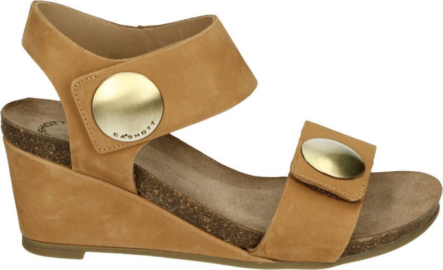 Ca'shott 61200370~~~~~~~~~~~~~~~~~~~~~~ Sandalen met hak Cognac
