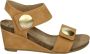 Ca'shott 61200370~~~~~~~~~~~~~~~~~~~~~~ Sandalen met hak Cognac - Thumbnail 1
