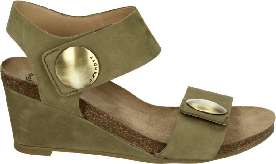 Ca'shott 61200370~~~~~~~~~~~~~~~~~~~~~~ Sandalen met hak Groen