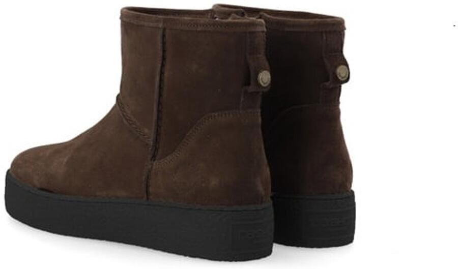 Ca'Shott Women's Cascamilla Boot W. Inside Zip Warm Lining Winterschoenen bruin zwart