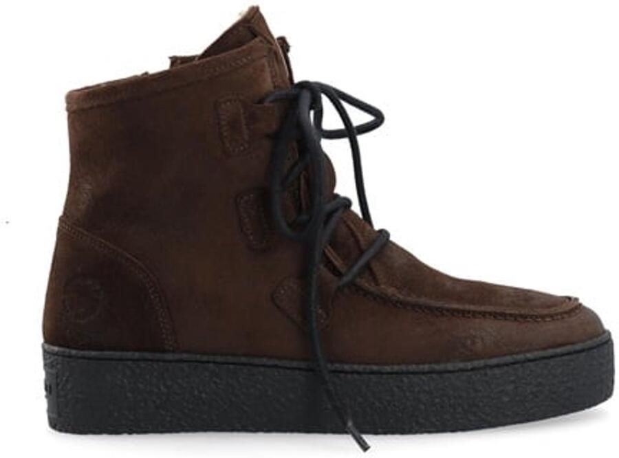 Ca'Shott Women's Cascamilla Lace Boot Warm 2.0 Winterschoenen bruin zwart