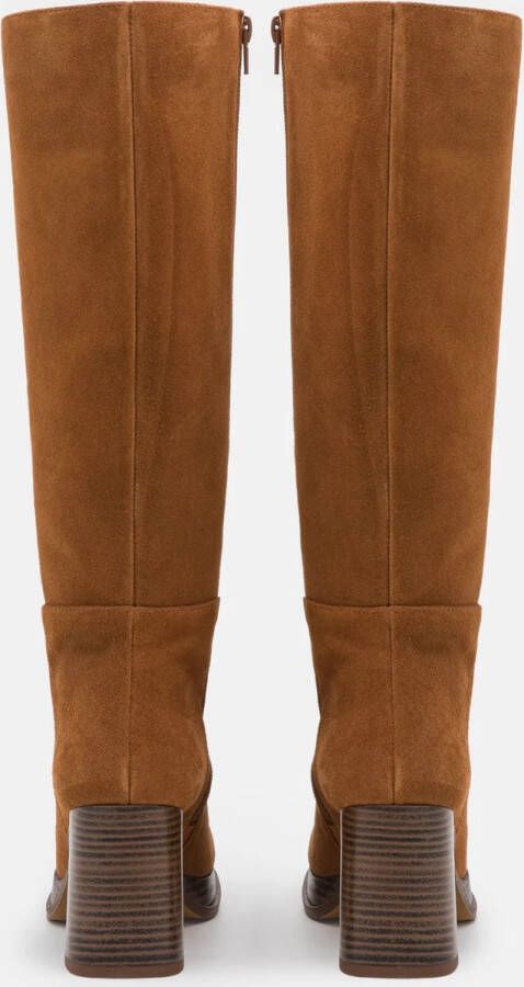 CASUAL Plateausandalen van leer - Foto 4