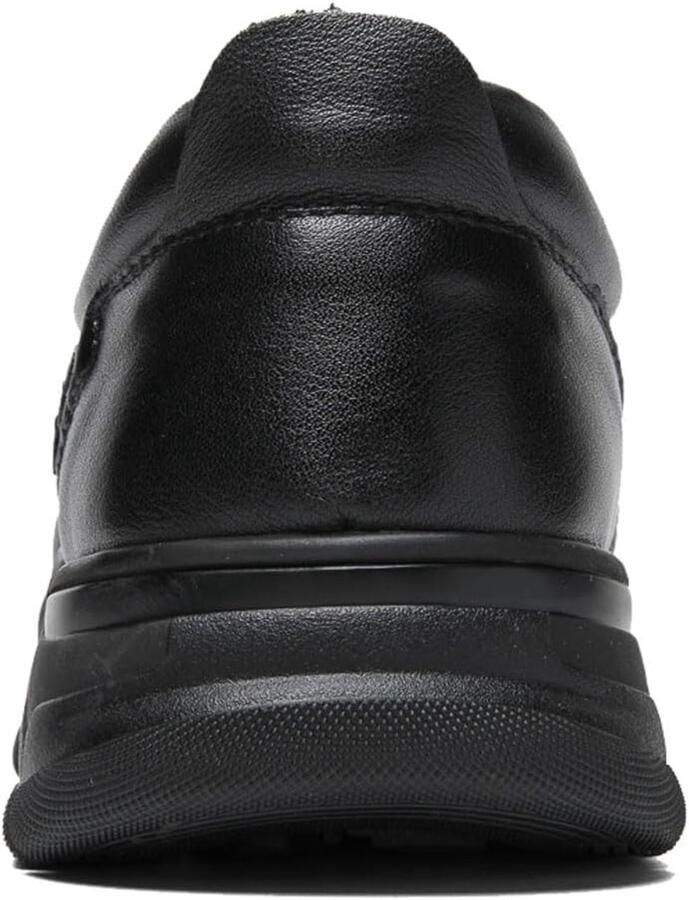 Casual slip-on loafers van leer