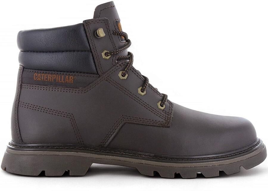 Caterpillar CAT Quadrate Heren Winter Laarzen Boots Leer Bruin P723803