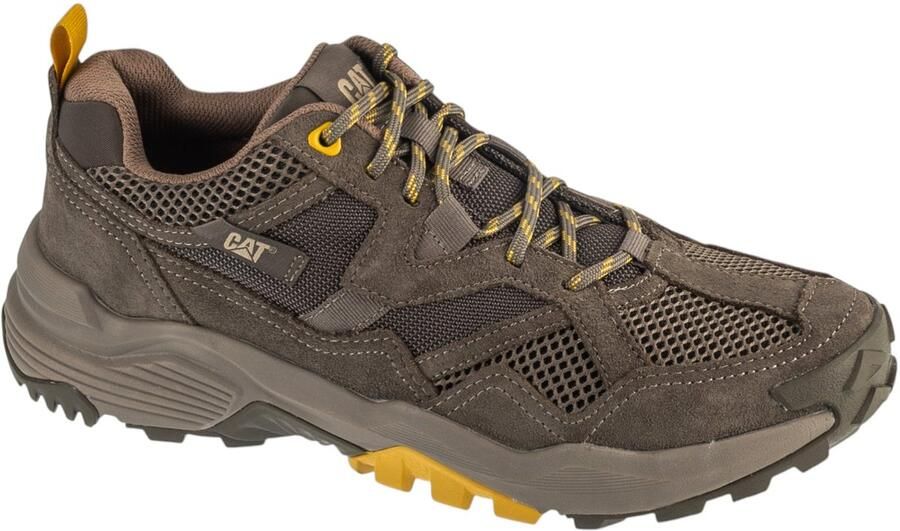 Caterpillar Grapple Suede Mesh Mannen Bruin Sneakers