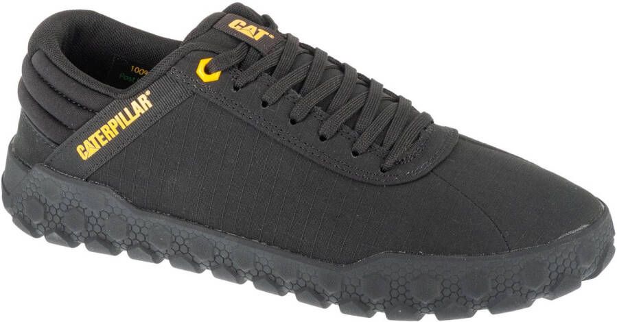Caterpillar Hex+ Canvas Mannen Zwart Sneakers Sportschoenen