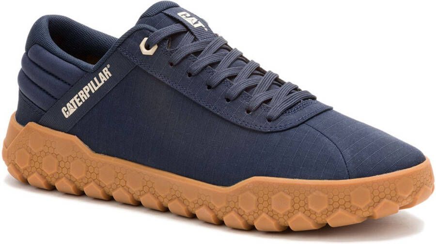 Caterpillar Hex + Canvas Schoenen Blauw