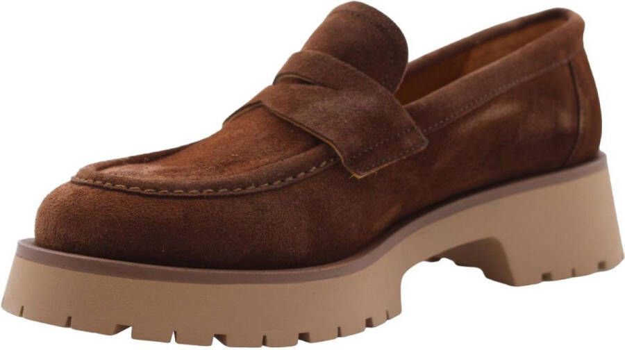 Ctwlk. Klassieke Comfortabele Loafers voor Moderne Brown