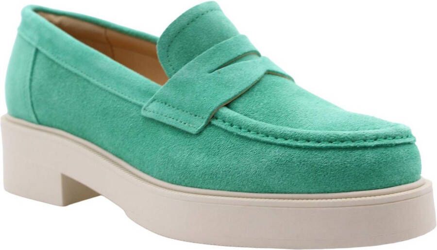 Ctwlk. Stijlvolle Loafers voor Mannen Green Heren