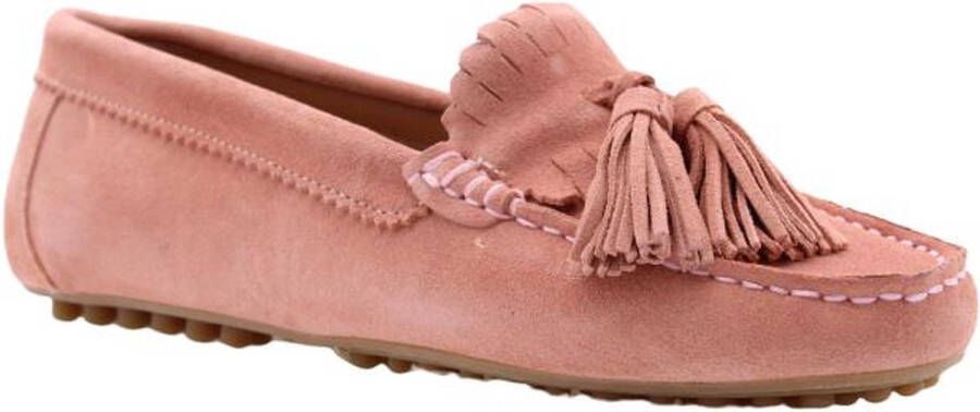 Ctwlk. Stijlvolle Sailor Flats met Broche Detail Pink Dames