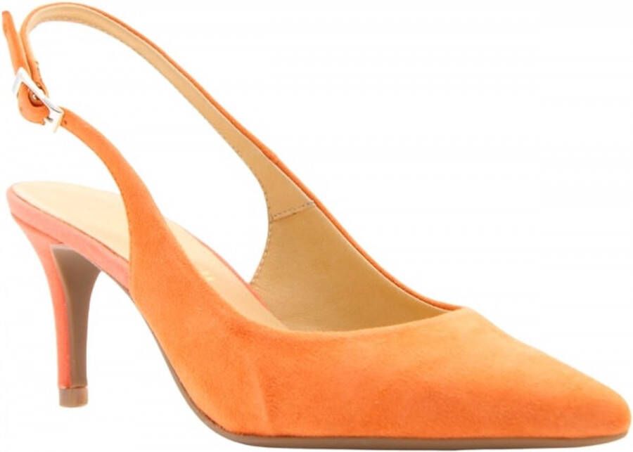 Catwalk Peep Toe Peep Heel Orange