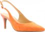 Ctwlk. Peep Toe Hiel met Petticoat Orange Dames - Thumbnail 1