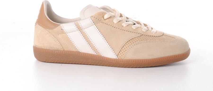 Caval Dames sneaker asymmetrisch in beige suede - Foto 1
