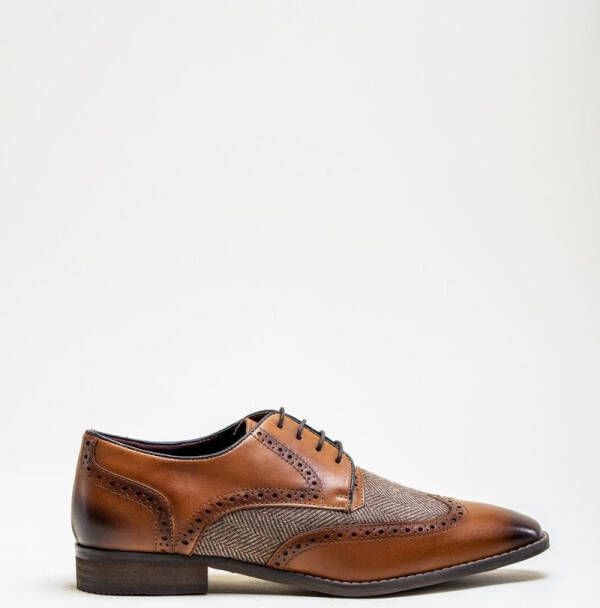 Cavani Faro Tweed Schoenen Brown