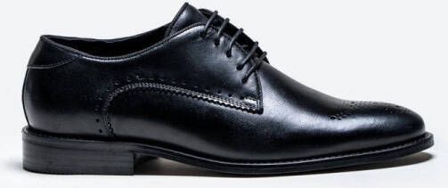 Cavani Madrid Schoenen Black Wingtip Brogue