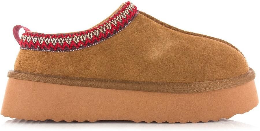 C.C.S. SC cognac boots met warme voering