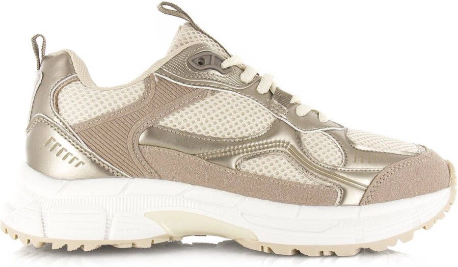 S C Sneakers Yano Cappuccino Mesh Dames