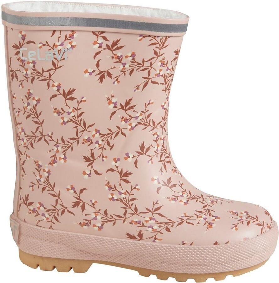 CeLaVi Kinder Winterschuhe Thermal wellies (AOP) w.lining Misty Rose