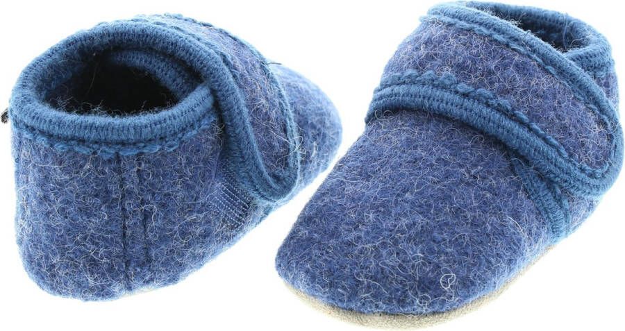 CeLaVi Kinder Baby Schuhe Baby Wool Slippers Blue Melange