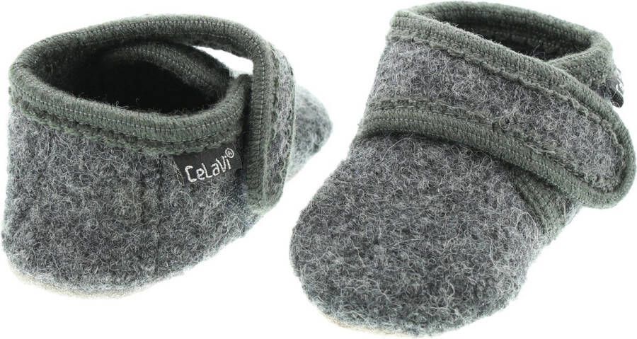 CeLaVi Kinder Baby Schuhe Baby Wool Slippers Deep Stone Grey