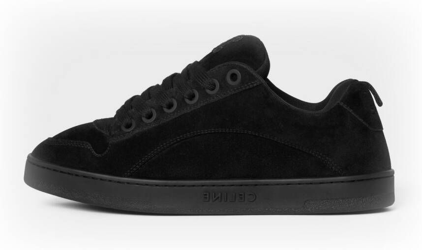 Celine Huntington Sneaker Suède Calfskin & Mesh 'Zwart'