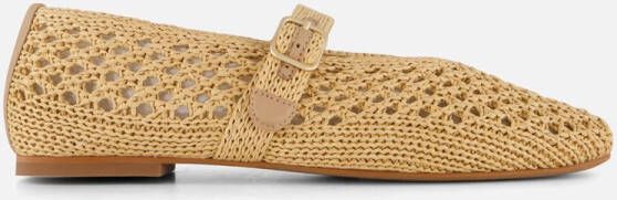 Cellini Ballerina's beige Raffia