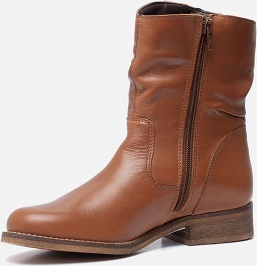 Cellini Enkellaarsjes Cognac Leer 180501 Dames Leer - Foto 4