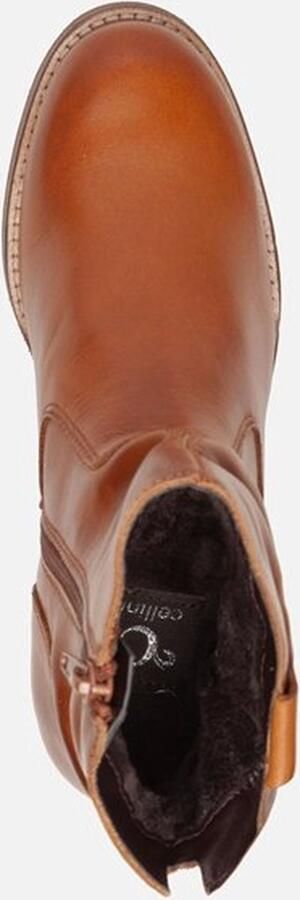 Cellini Enkellaarsjes Cognac Leer 180501 Dames Leer - Foto 8