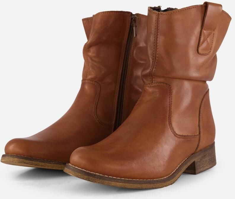 Cellini Enkellaarsjes Cognac Leer 180501 Dames Leer - Foto 6