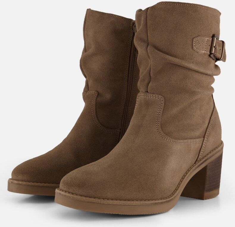 Cellini Enkellaarzen Met Hak beige Suède