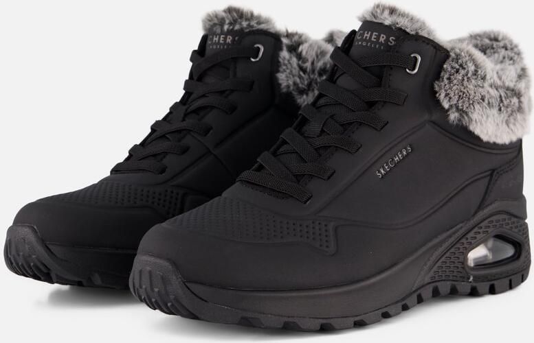 Cellini Skechers Uno Rugged Veterboots zwart Leer