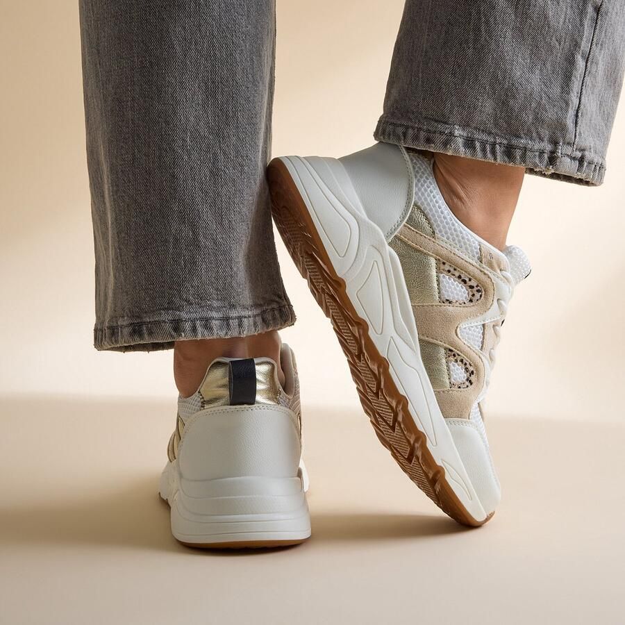 Cellini Sneakers wit Textiel - Foto 3